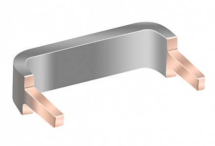 Stamping type sampling resistor